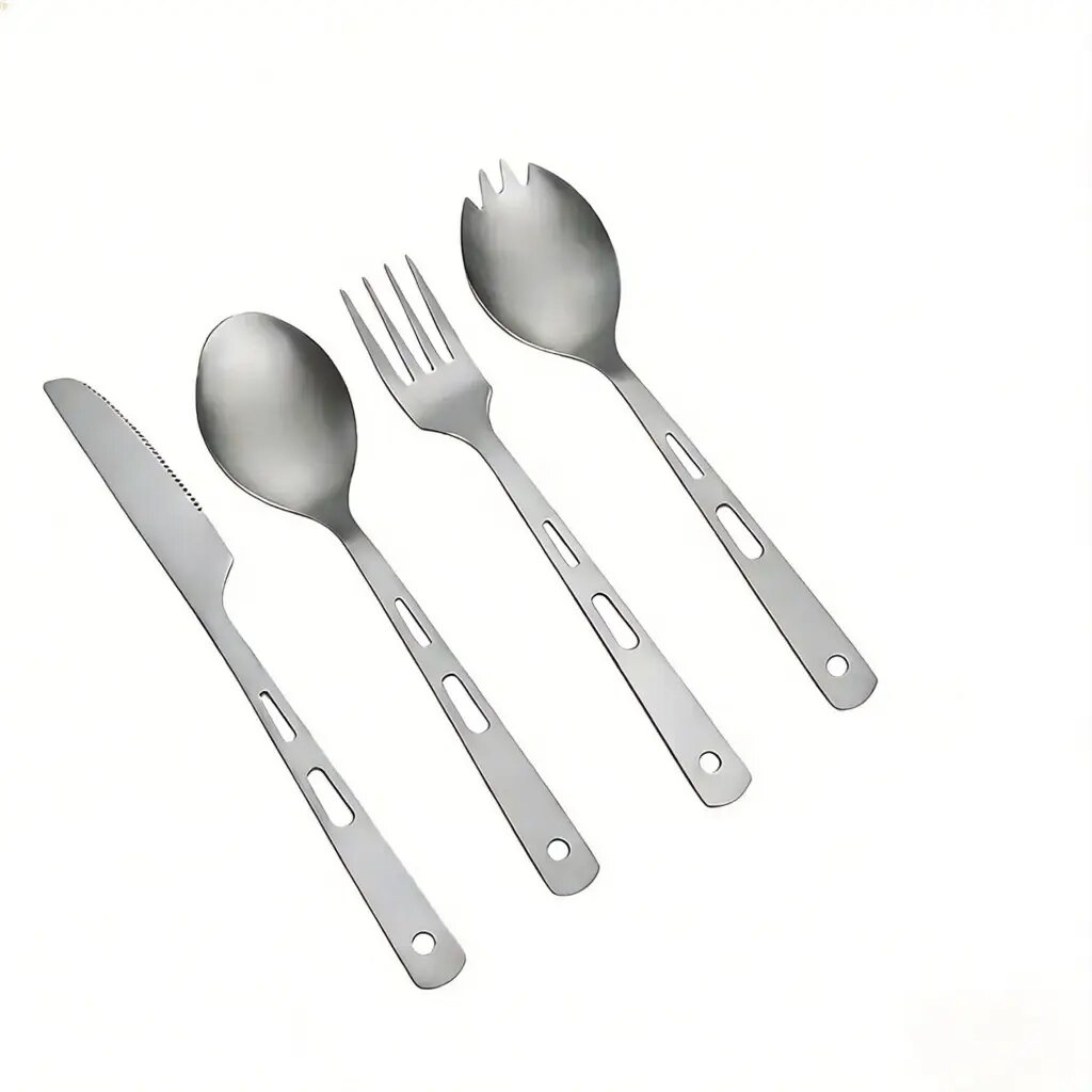 Titanium Spork and Cutlery Set